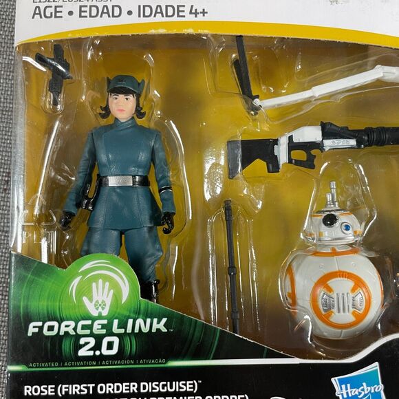 Hasbro Star Wars Force Link 2.0 Rose (First Order Disguise), BB-8, & BB-9E - Picture 2 of 7